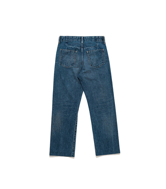 STRAIGHT JEAN TROUSERS - VINTAGE BLUE - TANAKA
