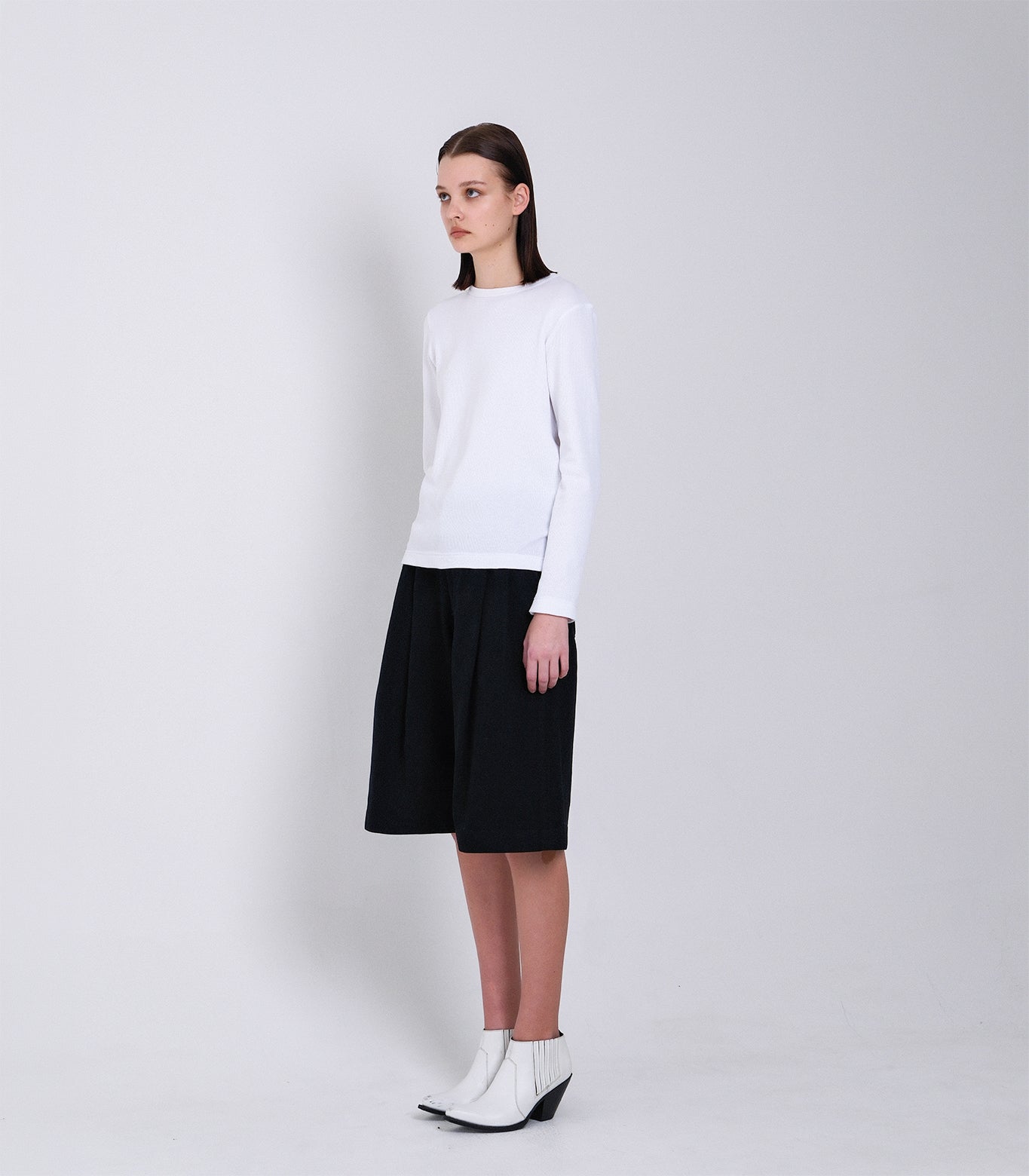 HAKAMA JEAN SHORTS - OVERDYE BLACK - TANAKA