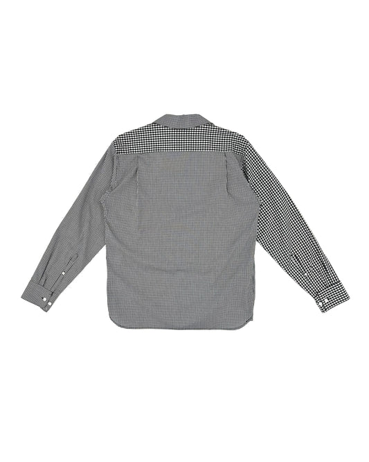 【 Coming Soon 】THE SHIRTS - BLACK GINGHAM (FLOWER) - TANAKA