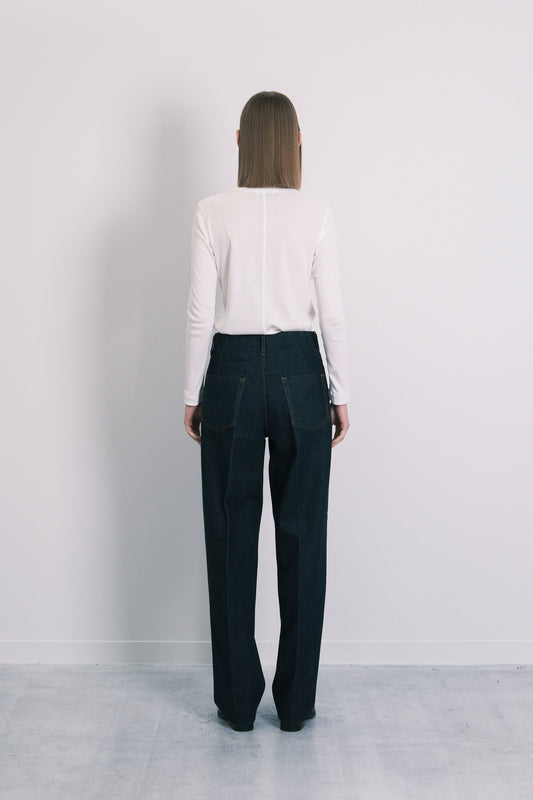 THE JEAN TROUSERS - RINSE BLUE - TANAKA