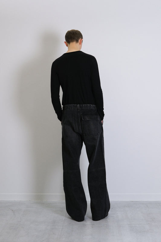 UTILITY JEAN TROUSERS - DARK GRAY