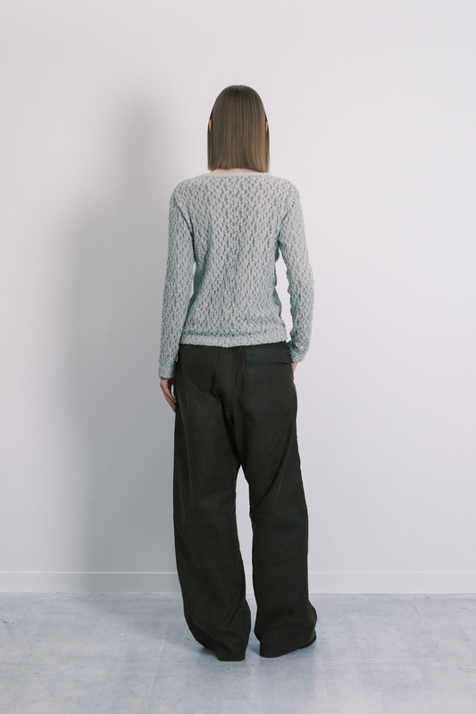LONG SLEEVE TEE - SHEER MINT