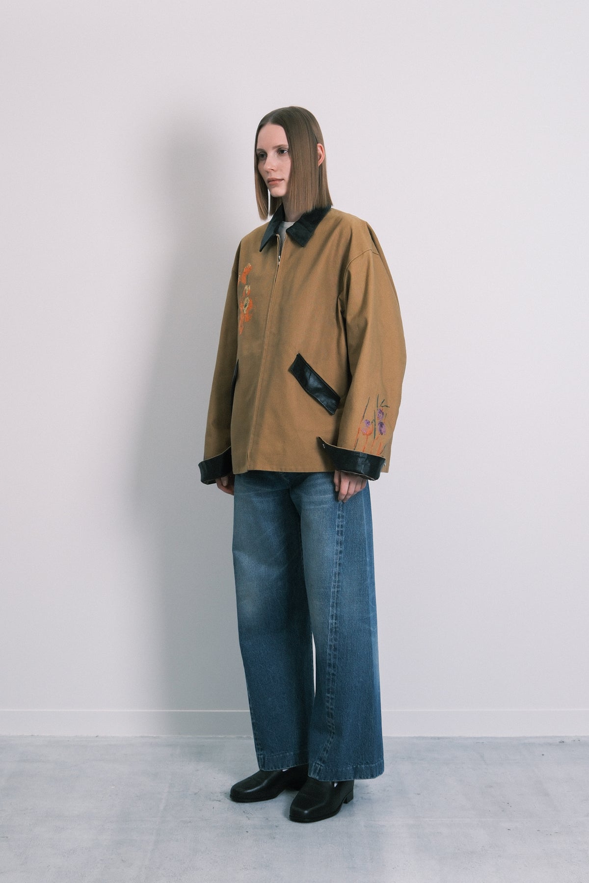 THE COVERALL - TAN(FLOWER) - TANAKA