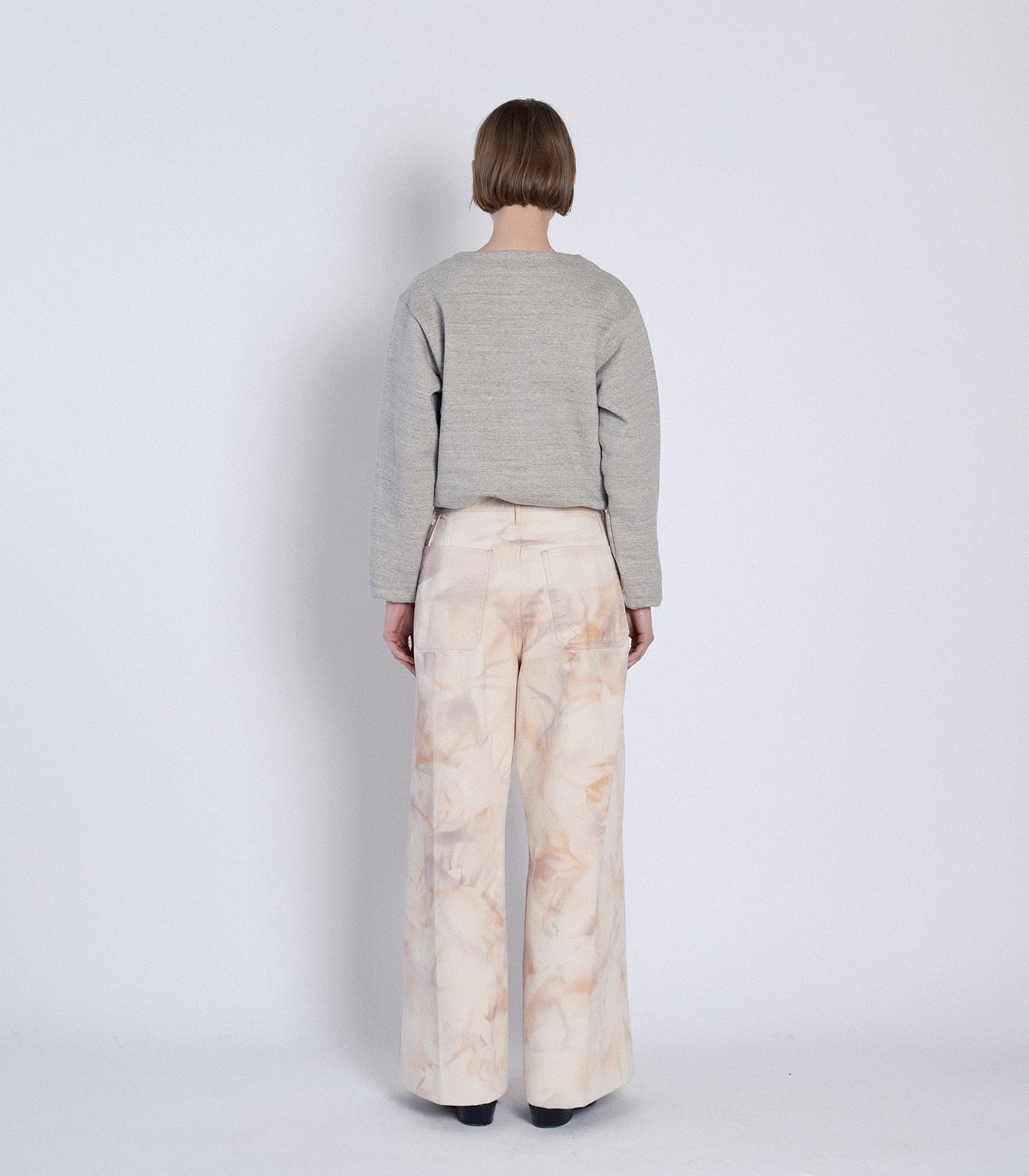 HAKAMA JEAN TROUSERS - FOGGY PINK