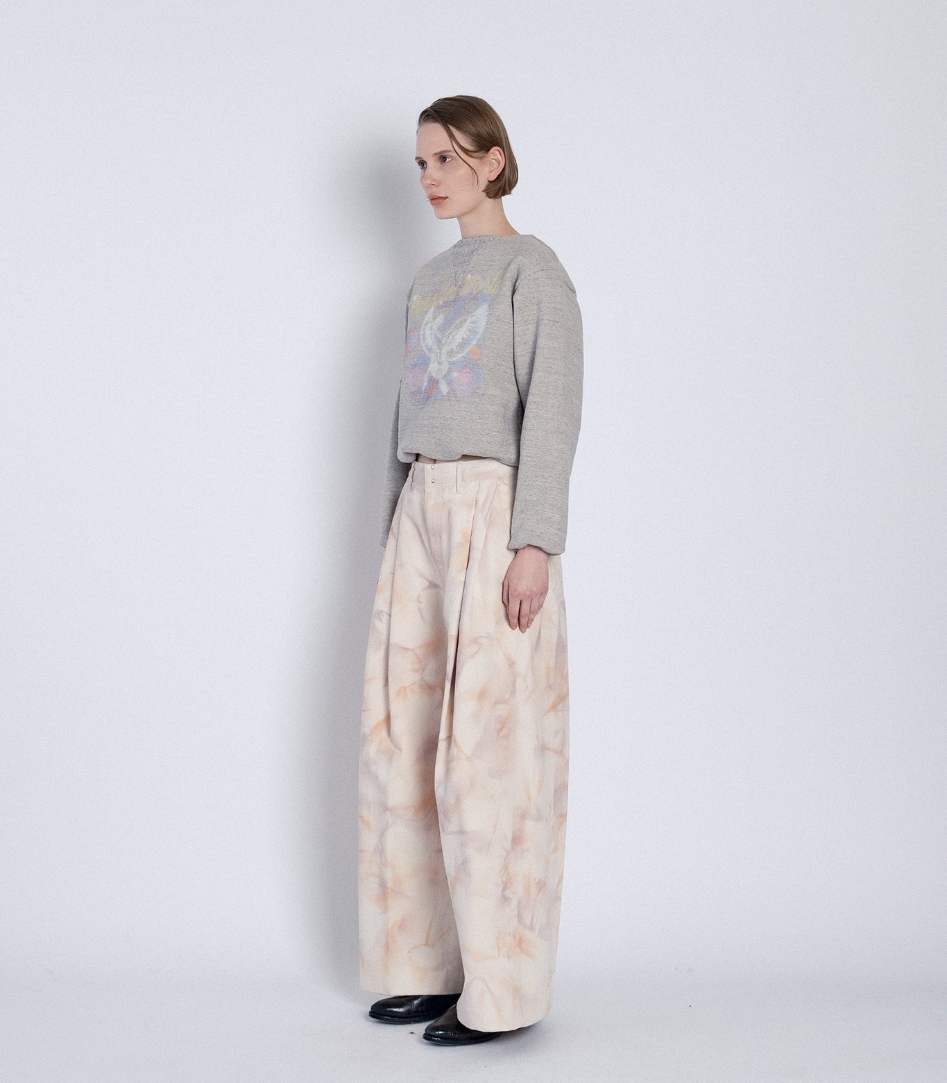 HAKAMA JEAN TROUSERS - FOGGY PINK