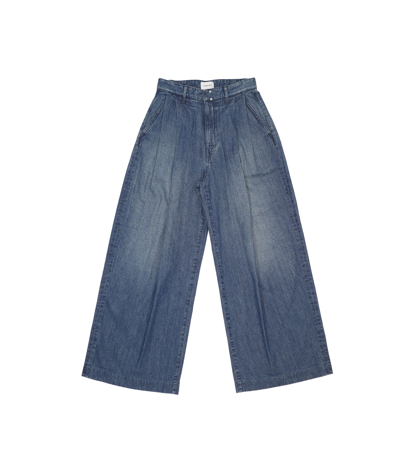 HAKAMA JEAN TROUSERS - VINTAGE BLUE – TANAKA HAKAMA JEAN TROUSERS - VINTAGE BLUE – TANAKA