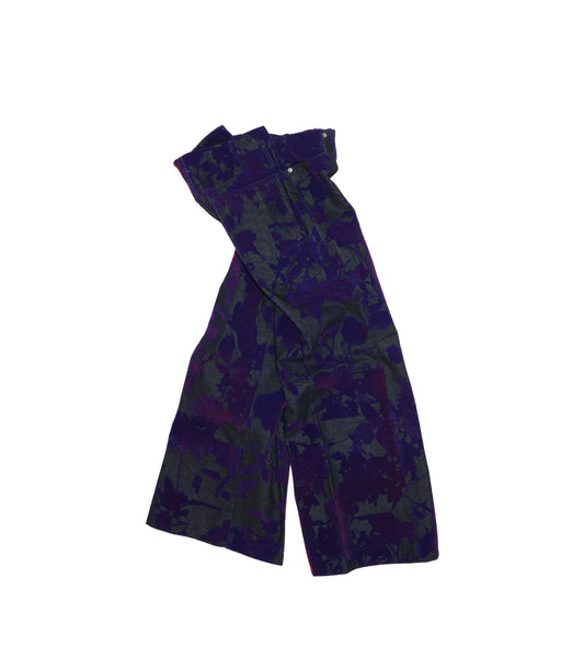 WIDE JEAN TROUSERS - PURPLE ROSE