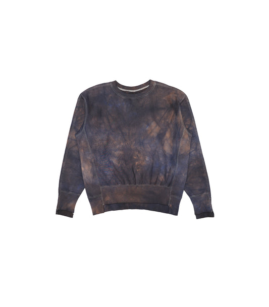 THE SWEAT SHIRTS - NAVY BROWN - TANAKA