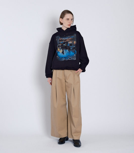 THE SWEAT HOODIE - BLACK