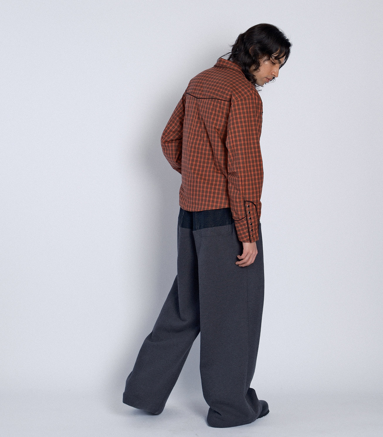 PADDED WESTERN SHIRT - RED CHECK
