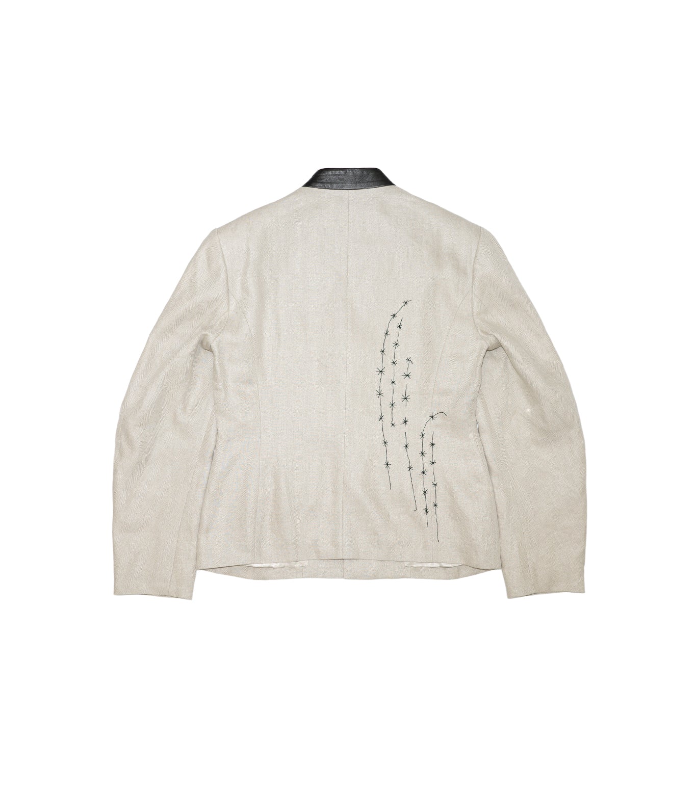 ZEN JACKET - LINEN(EMBROIDERY) - TANAKA