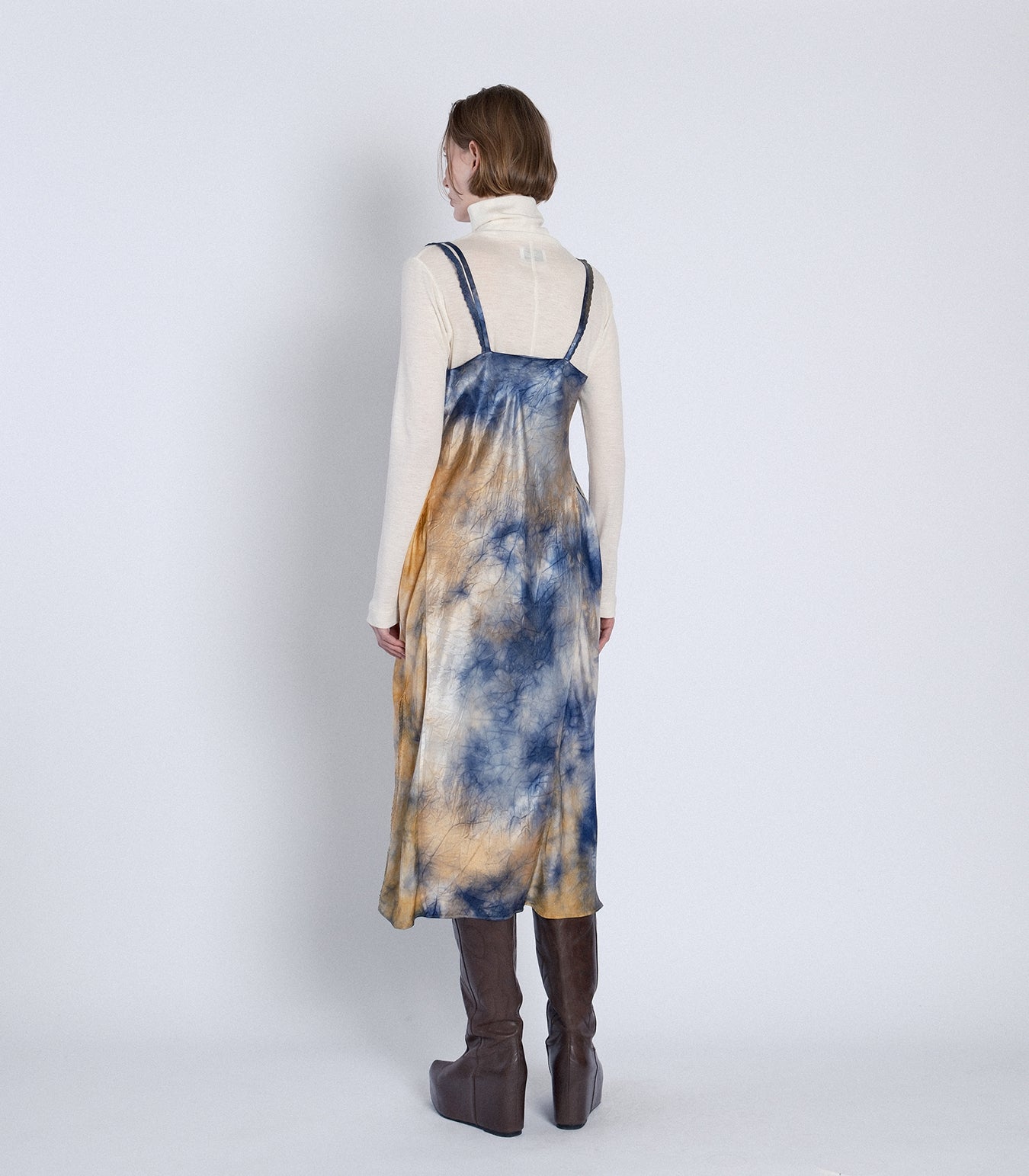 CAMI DRESS - PURPLE ORANGE