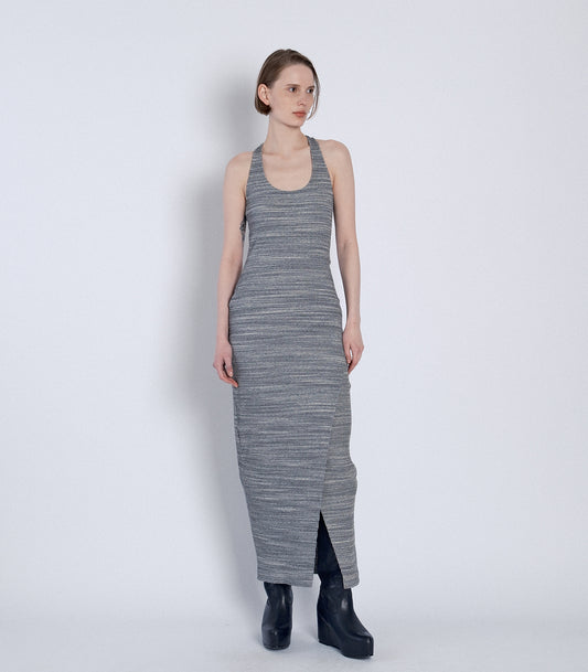 JERSEY DRESS -  MARBLE GRAY