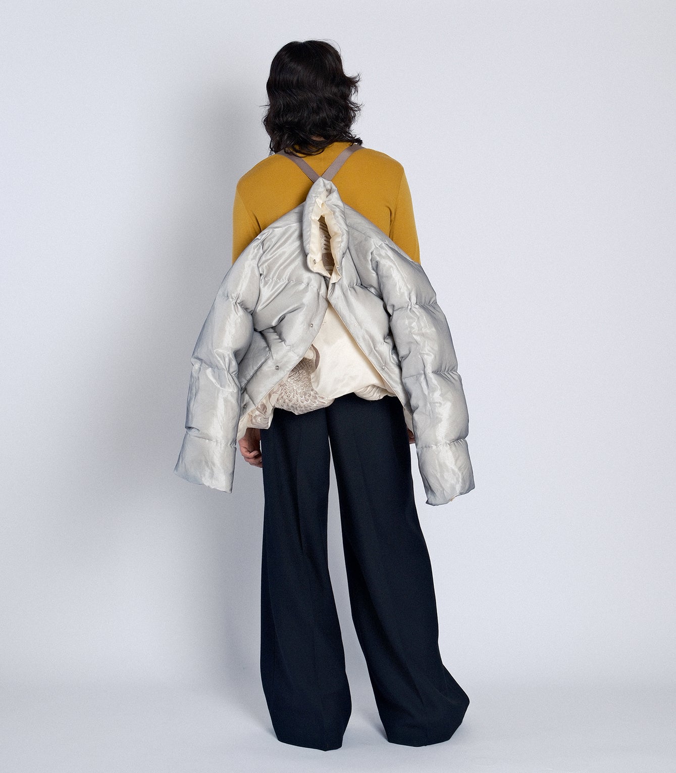 DOWN SUKA-JACKET - NATURAL(EMBROIDERY)