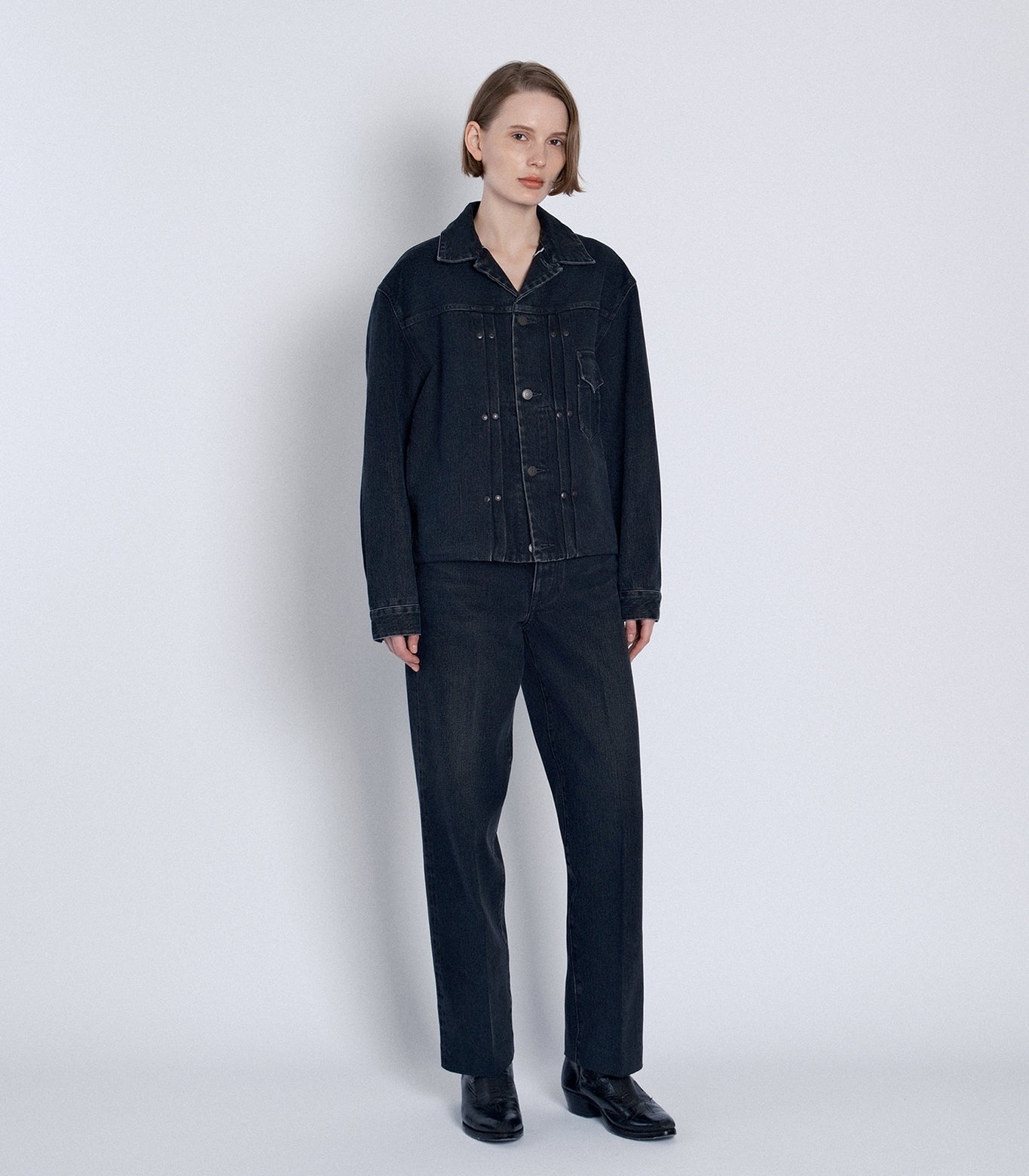THE JEAN JACKET - BLACK