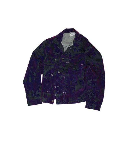 THE JEAN JACKET - PURPLE ROSE - TANAKA