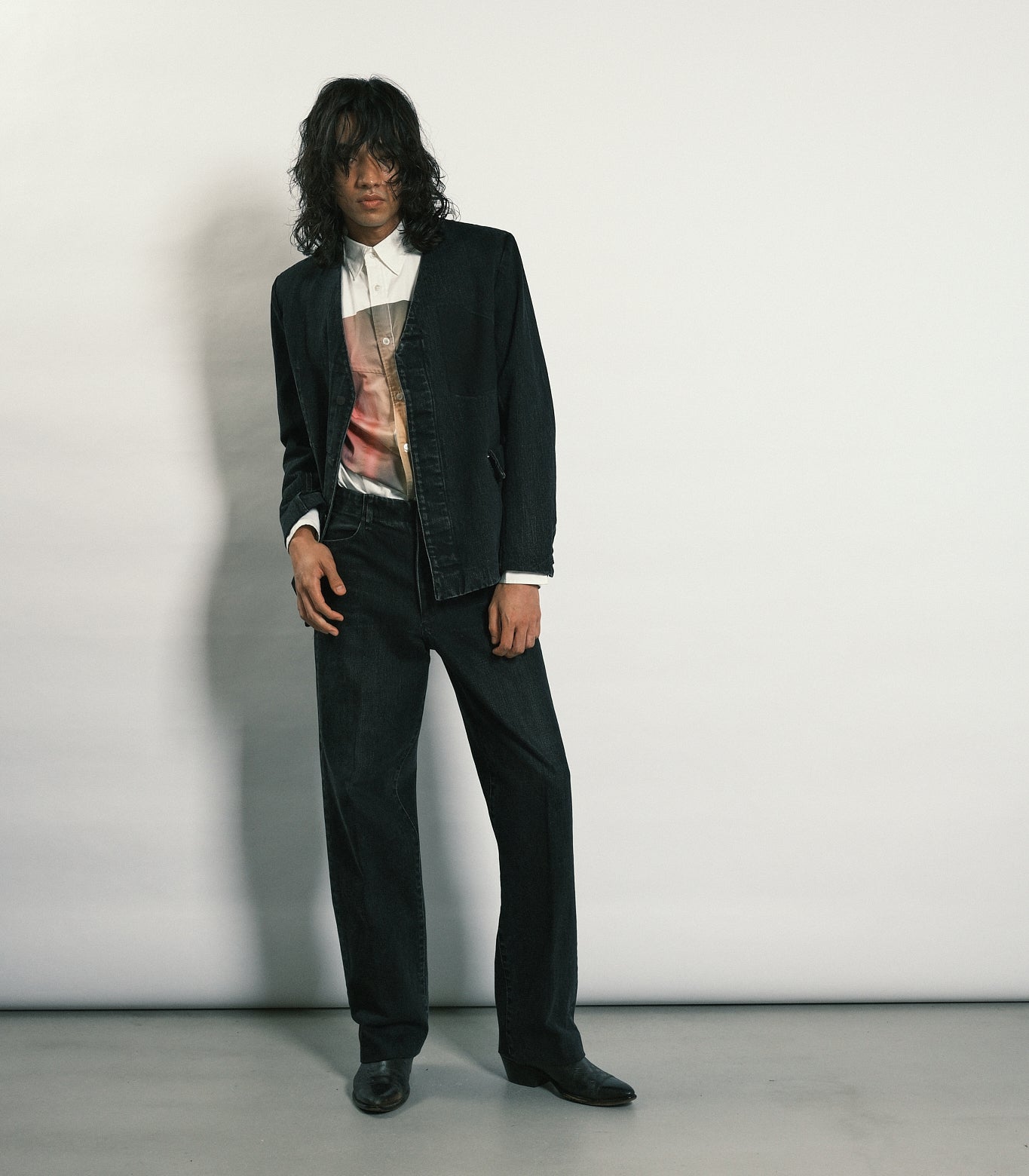 THE JEAN TROUSERS - BLACK