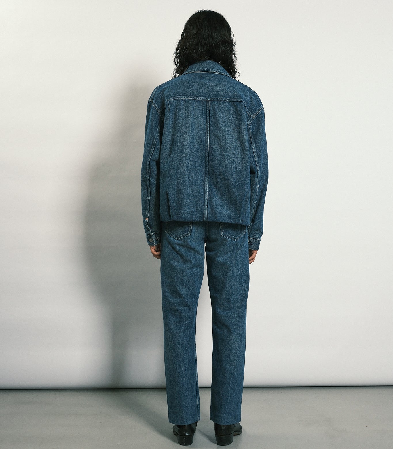 STRAIGHT JEAN TROUSERS - VINTAGE BLUE