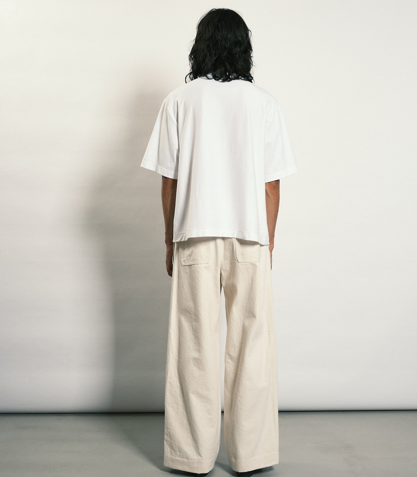 WORK JEAN TROUSERS - WHITE