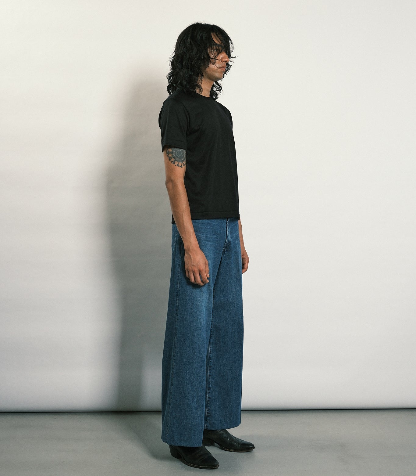 WIDE JEAN TROUSERS - VINTAGE BLUE