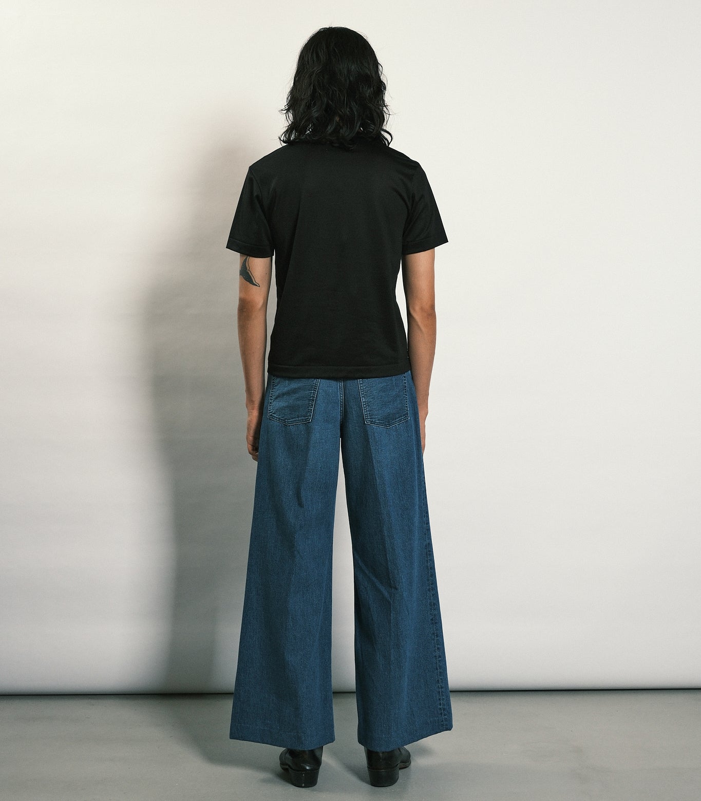 WIDE JEAN TROUSERS - VINTAGE BLUE
