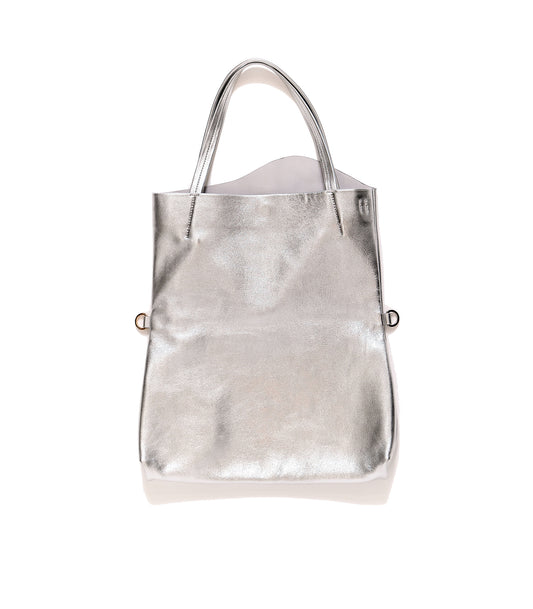 THE BAG M(STUDS) - SILVER