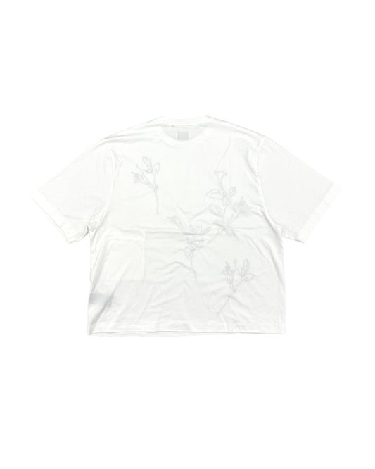 【 Coming Soon 】BOXY TEE - WHITE (EMBROIDERY) - TANAKA