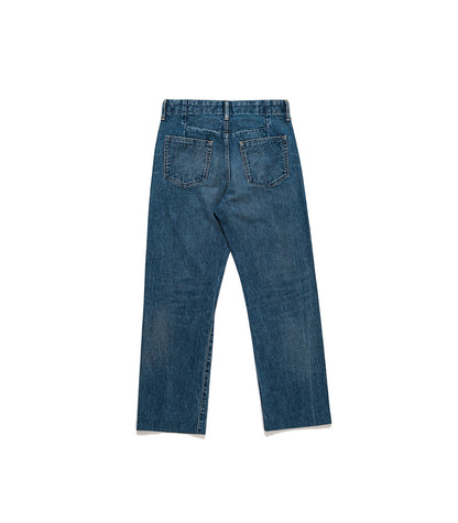 STRAIGHT JEAN TROUSERS - VINTAGE BLUE - TANAKA
