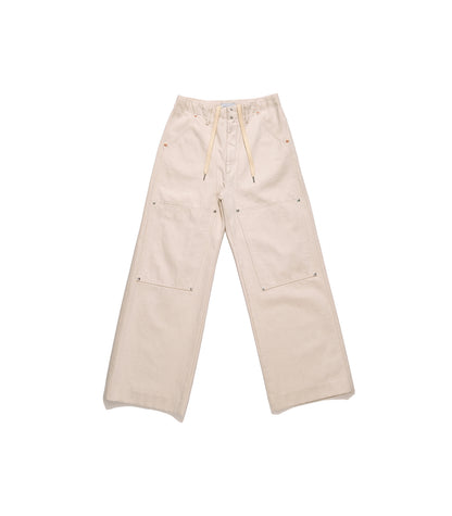 WORK JEAN TROUSERS - WHITE - TANAKA