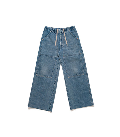 WORK JEAN TROUSERS - ASH BLEACH - TANAKA