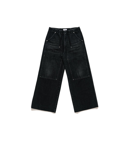 WORK JEAN TROUSERS - BLACK