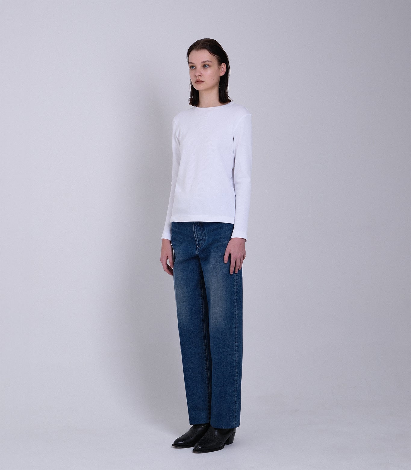 THE JEAN TROUSERS - VINTAGE BLUE - TANAKA
