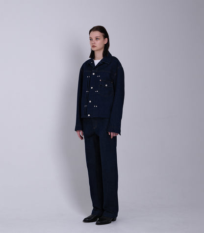 THE JEAN JACKET - RINSE BLUE - TANAKA