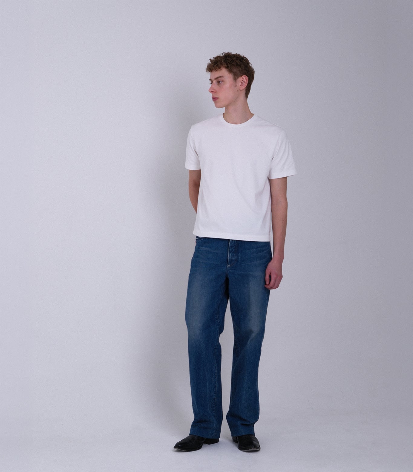 THE JEAN TROUSERS - VINTAGE BLUE - TANAKA