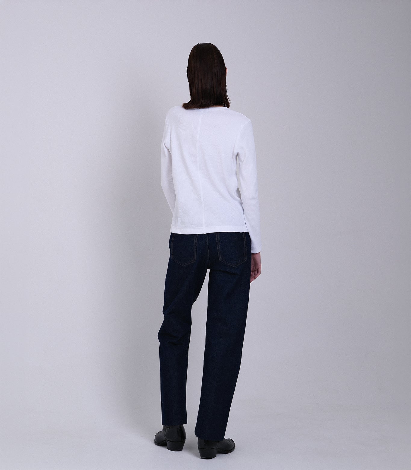 STRAIGHT JEAN TROUSERS - RINSE BLUE - TANAKA