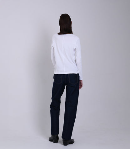 STRAIGHT JEAN TROUSERS - RINSE BLUE - TANAKA
