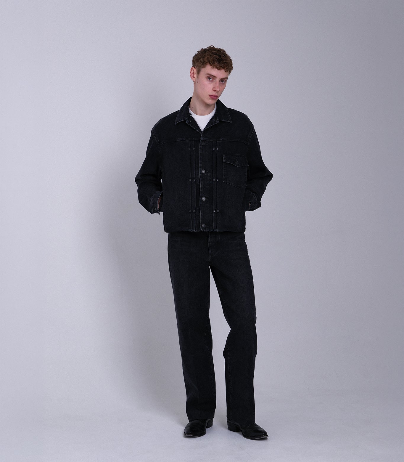 THE JEAN JACKET - BLACK - TANAKA