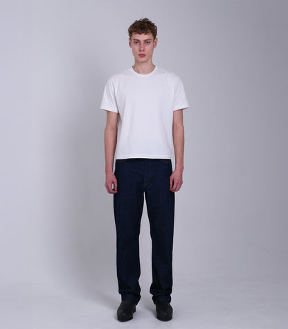 STRAIGHT JEAN TROUSERS - RINSE BLUE - TANAKA