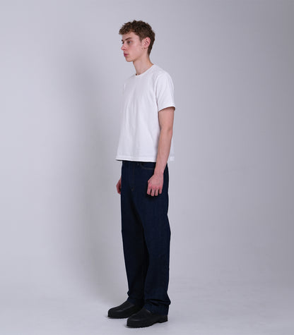 STRAIGHT JEAN TROUSERS - RINSE BLUE - TANAKA