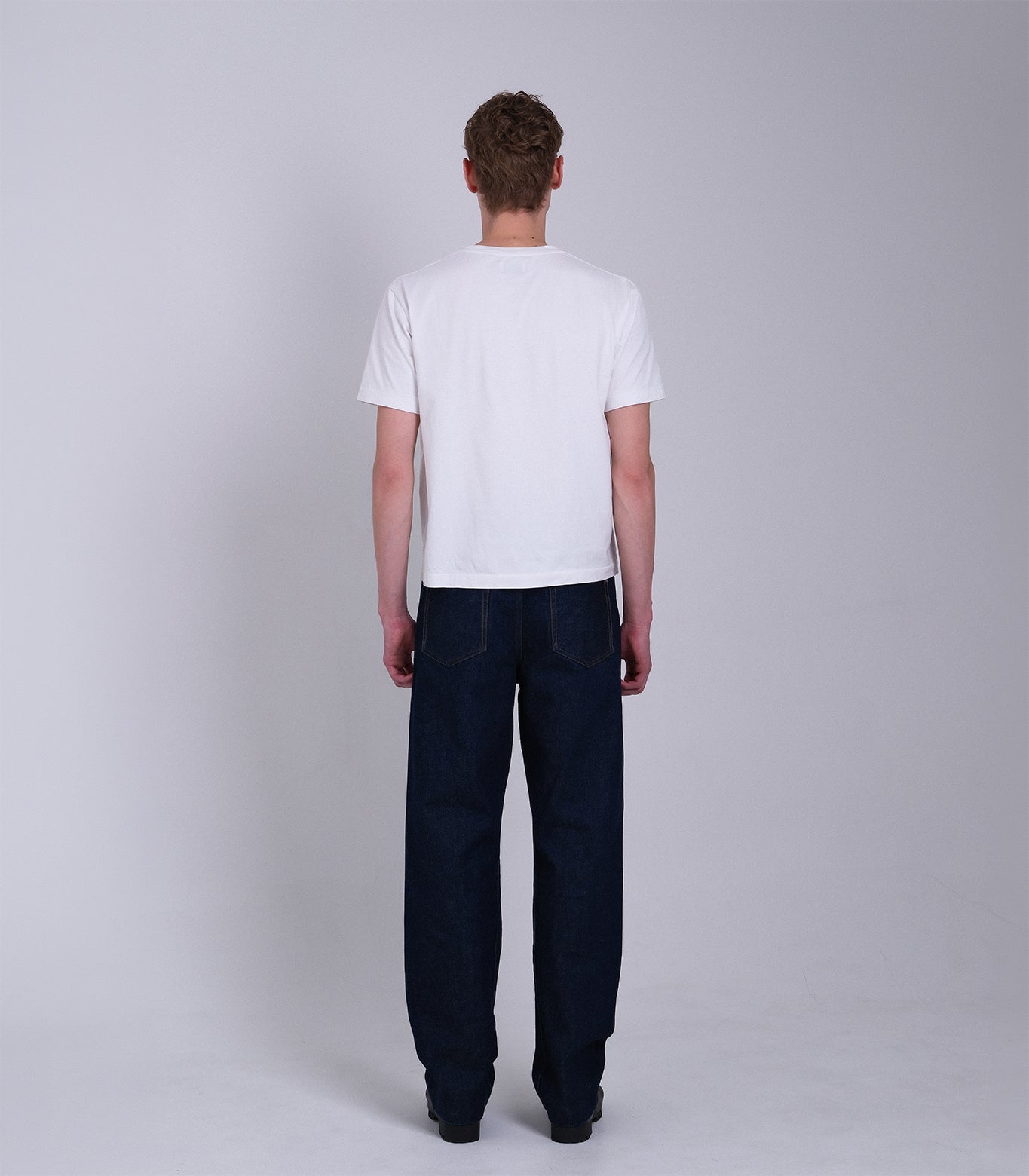 STRAIGHT JEAN TROUSERS - RINSE BLUE - TANAKA