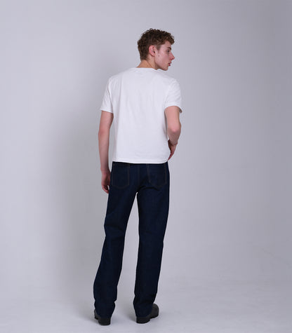 STRAIGHT JEAN TROUSERS - RINSE BLUE - TANAKA