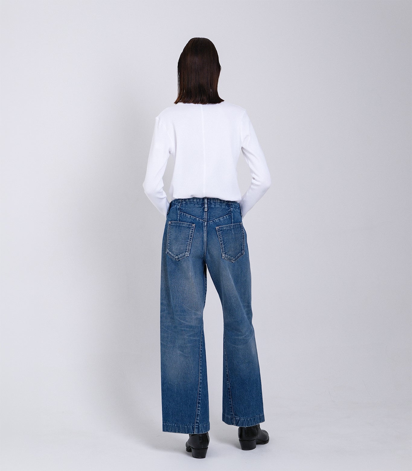 BOY JEAN TROUSERS - VINTAGE MID BLUE - TANAKA