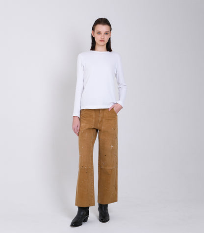 WORK JEAN TROUSERS - OVERDYE KHAKI - TANAKA