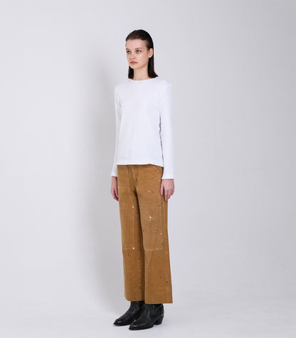 WORK JEAN TROUSERS - OVERDYE KHAKI - TANAKA