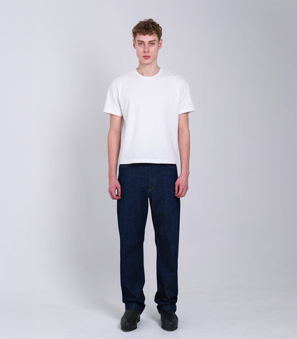 STRAIGHT JEAN TROUSERS - RINSE BLUE - TANAKA