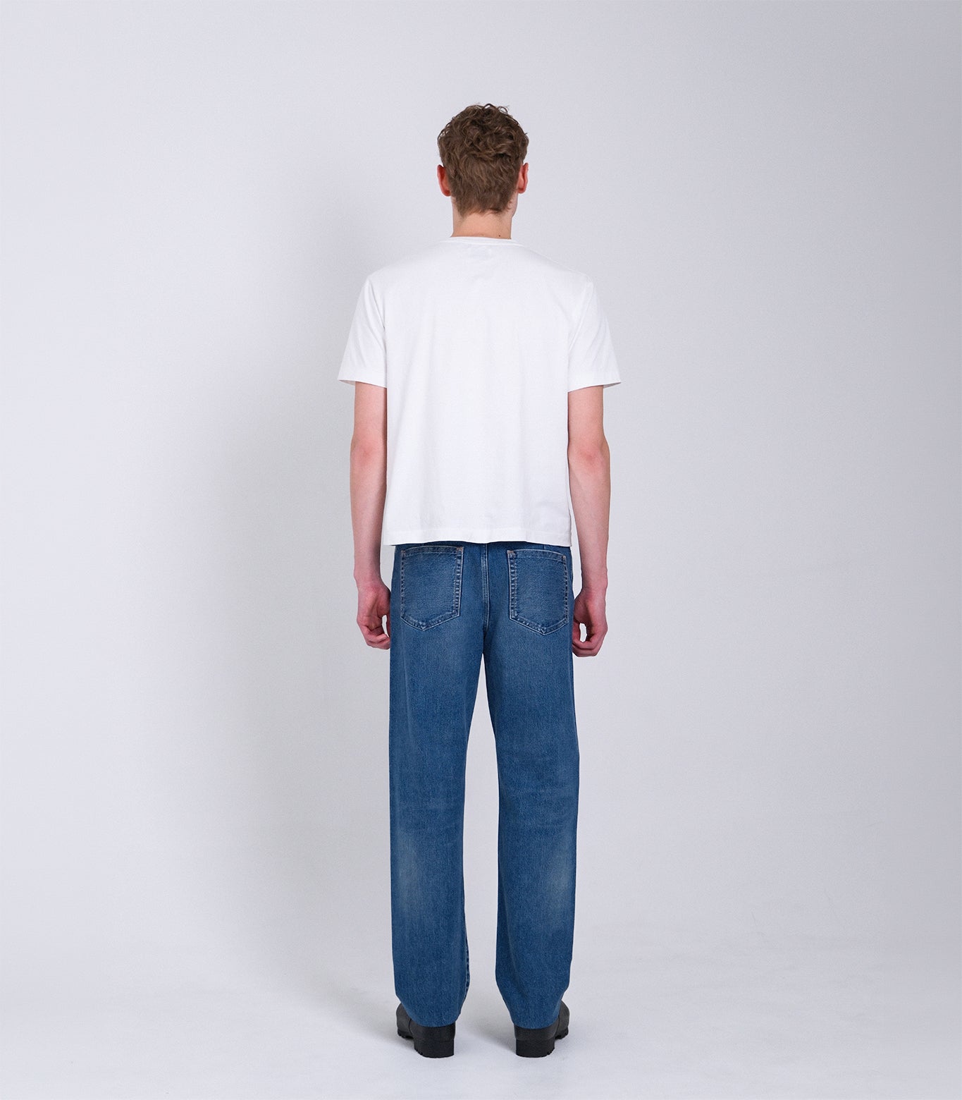 STRAIGHT JEAN TROUSERS - VINTAGE BLUE - TANAKA