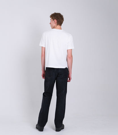 STRAIGHT JEAN TROUSERS - BLACK - TANAKA