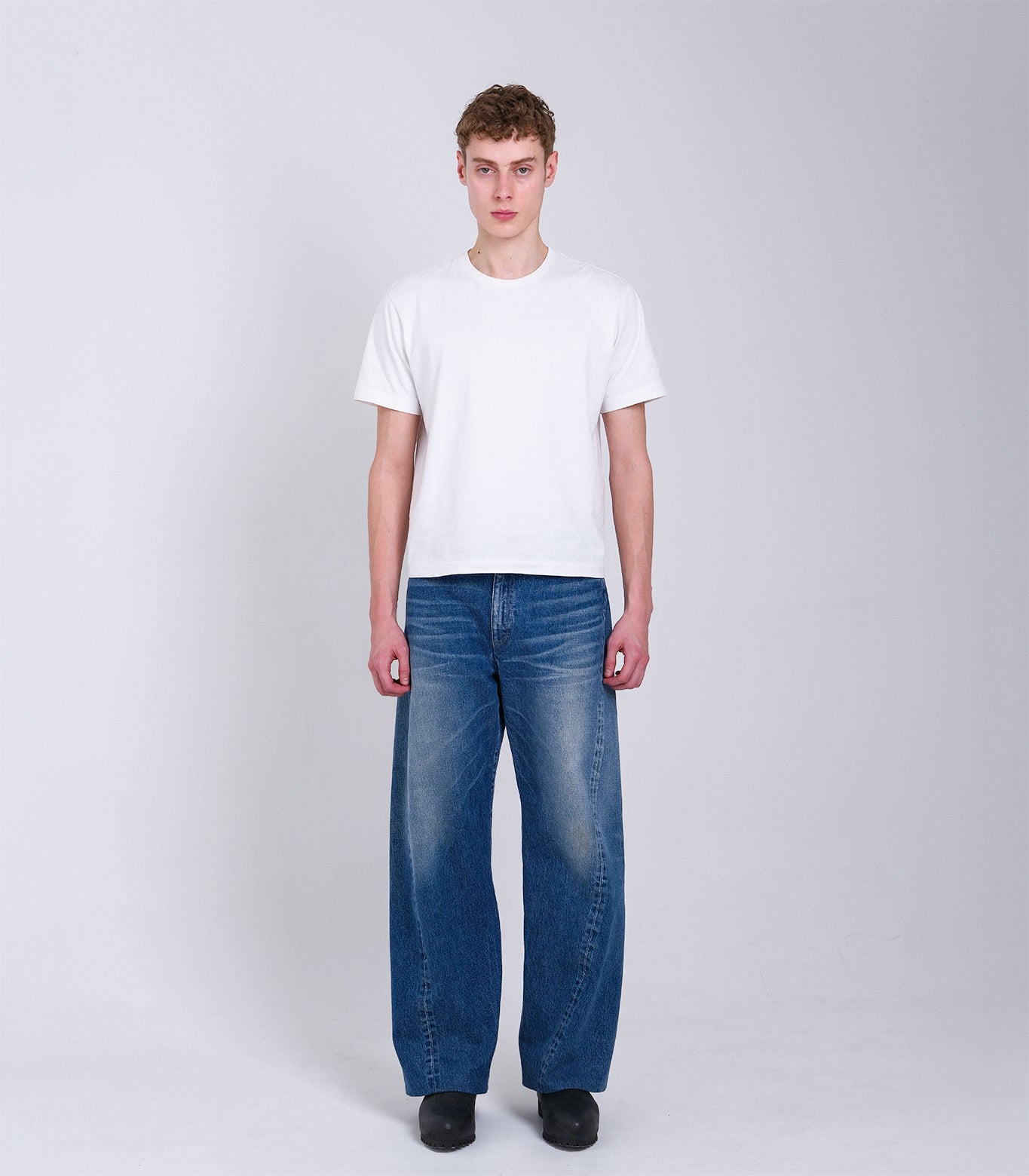 BOY JEAN TROUSERS - VINTAGE MID BLUE - TANAKA
