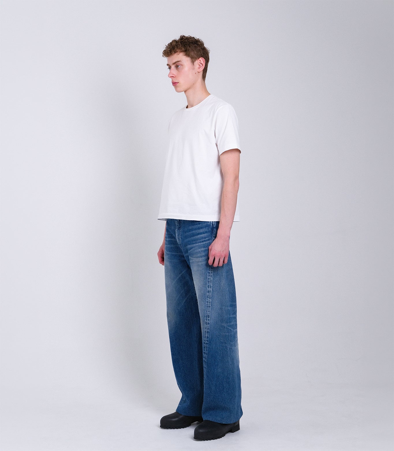 BOY JEAN TROUSERS - VINTAGE MID BLUE - TANAKA