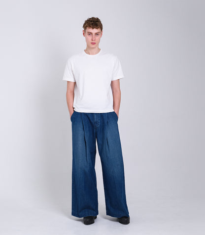 HAKAMA JEAN TROUSERS  - VINTAGE BLUE - TANAKA